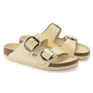 Women's sandals Birkenstock Arizona Big Buckle Natural Leather Patent image-2