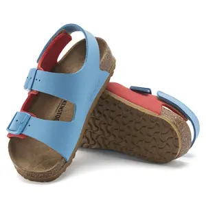 Sandali in nabuk per bambini Birkenstock Milano HL Birko-Flor image-2