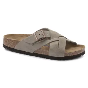 Leather sandals Birkenstock Lugano Suede image-1