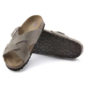 Leather sandals Birkenstock Lugano Suede image-3