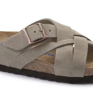 Leather sandals Birkenstock Lugano Suede image-6