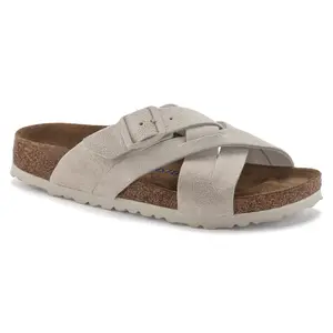 Leather sandals Birkenstock Lugano image-1