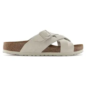 Leather sandals Birkenstock Lugano image-0