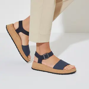 Sandales cuir suède femme Birkenstock Glenda image-6