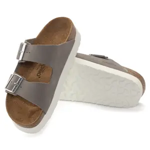 Sandales cuir nubuck femme Birkenstock Arizona Platform image-2