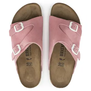 Leather sandals Birkenstock Zürich Suede image-3