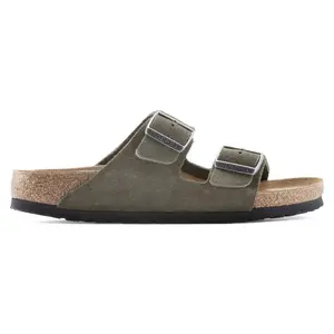 Suede leather sliders Birkenstock Arizona
