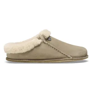 Sabots cuir suède Birkenstock Zermatt Premium Shearling image-0
