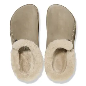 Sabots cuir suède Birkenstock Zermatt Premium Shearling image-2