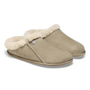 Sabots cuir suède Birkenstock Zermatt Premium Shearling image-3