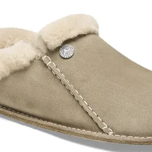 Sabots cuir suède Birkenstock Zermatt Premium Shearling image-4