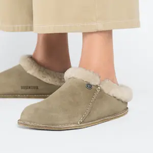 Sabots cuir suède Birkenstock Zermatt Premium Shearling image-6
