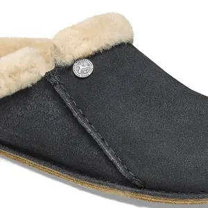 Sabots cuir suède Birkenstock Zermatt Premium Shearling image-4