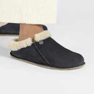 Sabots cuir suède Birkenstock Zermatt Premium Shearling image-6