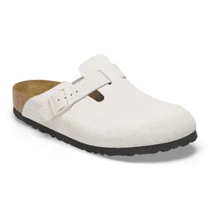 Women's stamped suede clogs Birkenstock Boston image-1