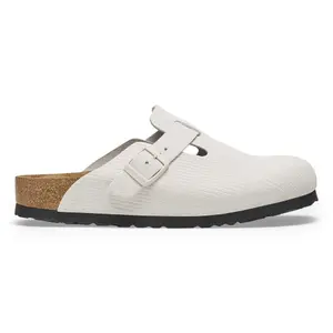 Women's stamped suede clogs Birkenstock Boston image-0