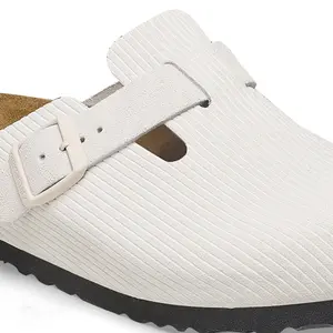 Women's stamped suede clogs Birkenstock Boston image-6