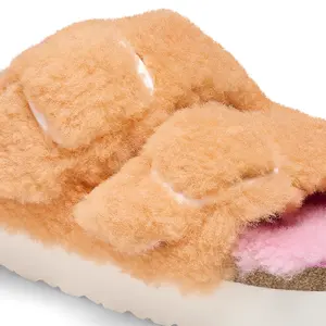 Women's clogs Papillio Arizona Big Buckle Platform Fur image-5