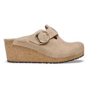 Sabots cuir suède femme Birkenstock Fanny image-1