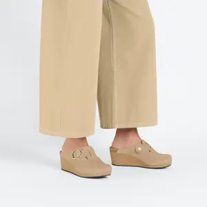 Sabots cuir suède femme Birkenstock Fanny image-5