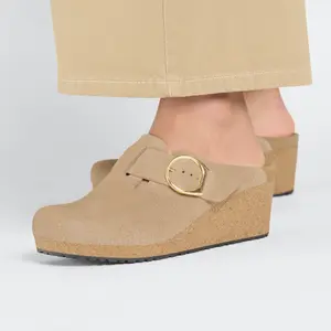 Sabots cuir suède femme Birkenstock Fanny image-6