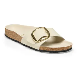 Ciabattine da donna Birkenstock Madrid Natural Patent image-1