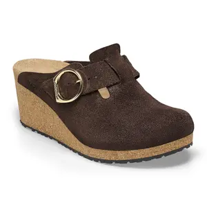 Sabots cuir suède femme Birkenstock Fanny image-2