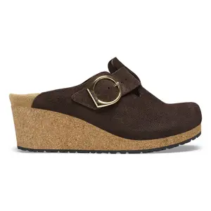 Sabots cuir suède femme Birkenstock Fanny image-0