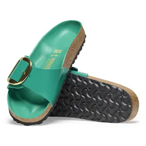 Natural leather sandals woman Birkenstock Madrid Natural Patent image-4