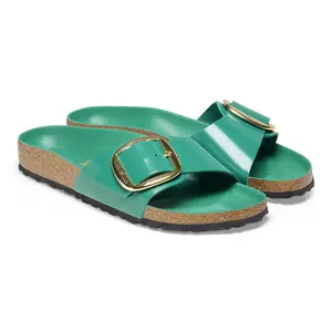 Natural leather sandals woman Birkenstock Madrid Natural Patent image-2