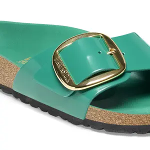 Natural leather sandals woman Birkenstock Madrid Natural Patent image-5