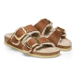 Leather sandals oiled woman Birkenstock Arizona Big Buckle Oiled image-2