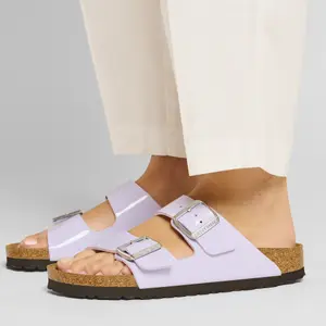 Mules femme Birkenstock Arizona Birko-Flor Patent image-5