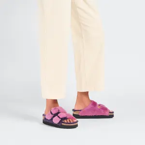 Mules femme Birkenstock Arizona Big Buckle Fur image-2