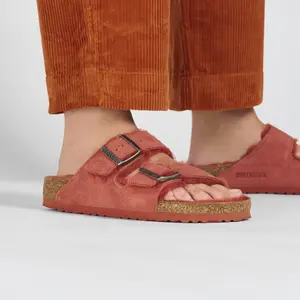 Leren sandalen Birkenstock Arizona Suede image-5