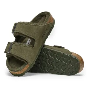 Leren sandalen Birkenstock Arizona Suede image-3