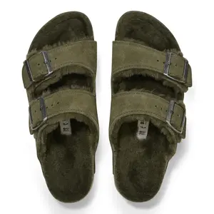 Leren sandalen Birkenstock Arizona Suede image-4