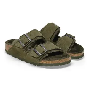 Leren sandalen Birkenstock Arizona Suede image-2