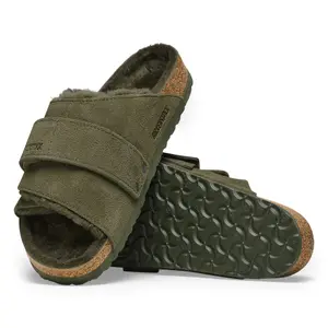 Leather sandals Birkenstock Kyoto Suede image-4