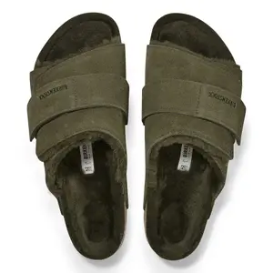 Leather sandals Birkenstock Kyoto Suede image-3