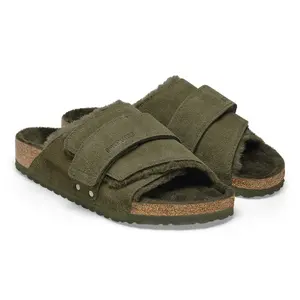 Leather sandals Birkenstock Kyoto Suede image-2