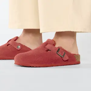 Lederclogs Birkenstock Boston Suede image-6