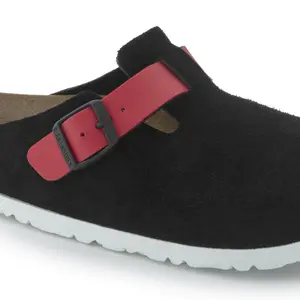 Clogs Birkenstock Boston Suede Leather/Birko-Flor image-4