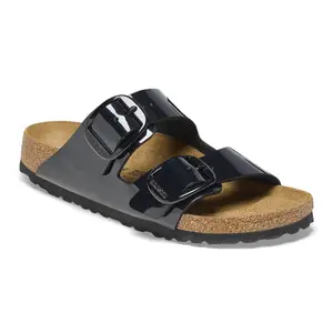Mules femme Birkenstock Arizona Big Buckle Birko-Flor Patent image-0