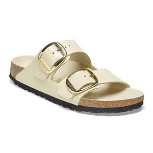 Natural leather slippers for women Birkenstock Arizona Big Buckle image-1