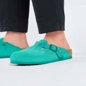 Zamszowe chodaki Birkenstock Boston image-6