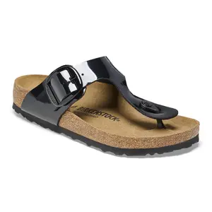 Tongs femme Birkenstock Gizeh Big Buckle Birko-Flor Patent image-0