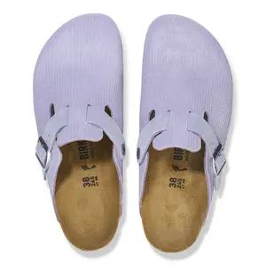 Suede clogs Birkenstock Boston image-3