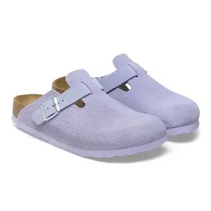 Suede clogs Birkenstock Boston image-4