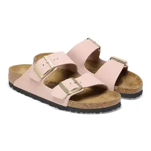 Women's suede leather slides Birkenstock Arizona image-2